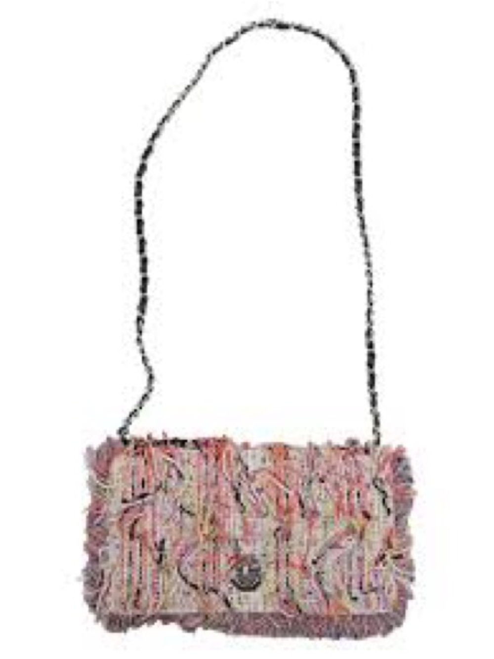 ZARA, the tweed hairy Multicolor bag!